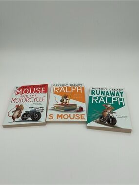 Beverly Cleary Ralph S. Mouse Set of 3 Softcover Books